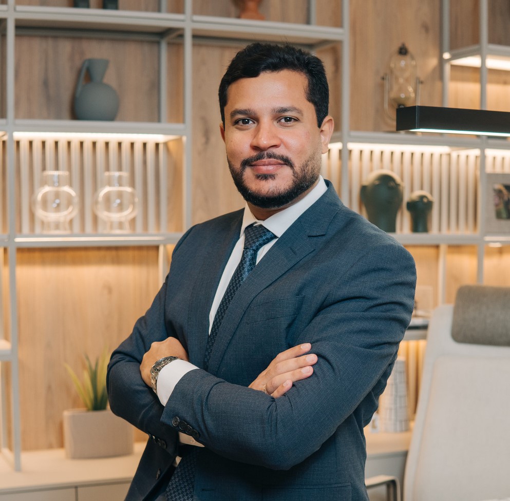 Vista do escritório Telino